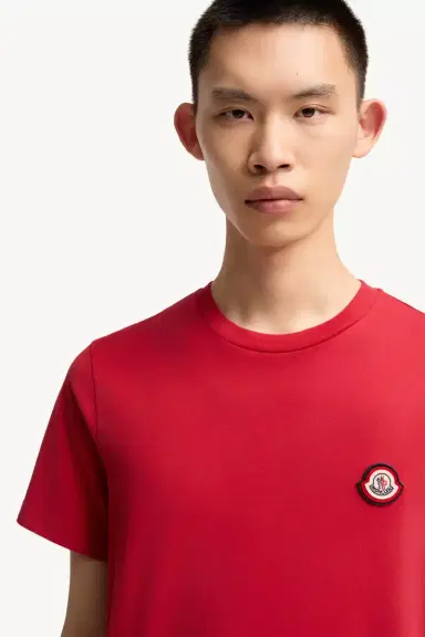 Moncler Logo Cotton Jersey T-shirt | Thumbnail 7 Moncler Logo Cotton Jersey T-shirt | Thumbnail 7