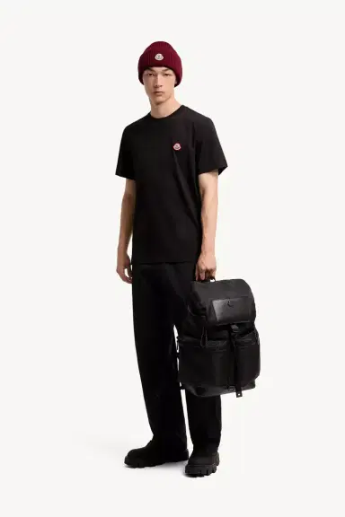 Moncler Logo Cotton Jersey T-shirt | Thumbnail 3 Moncler Logo Cotton Jersey T-shirt | Thumbnail 3