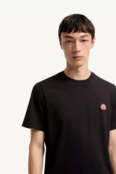 Moncler Logo Cotton Jersey T-shirt | Thumbnail 7 Moncler Logo Cotton Jersey T-shirt | Thumbnail 7