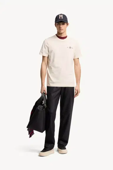 Moncler Logo Cotton T-shirt | Thumbnail 3 Moncler Logo Cotton T-shirt | Thumbnail 3
