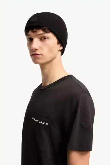 Moncler Logo Cotton Jersey T-shirt | Thumbnail 3 Moncler Logo Cotton Jersey T-shirt | Thumbnail 3