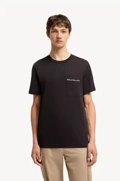 Moncler Logo Cotton Jersey T-shirt | Thumbnail 4 Moncler Logo Cotton Jersey T-shirt | Thumbnail 4