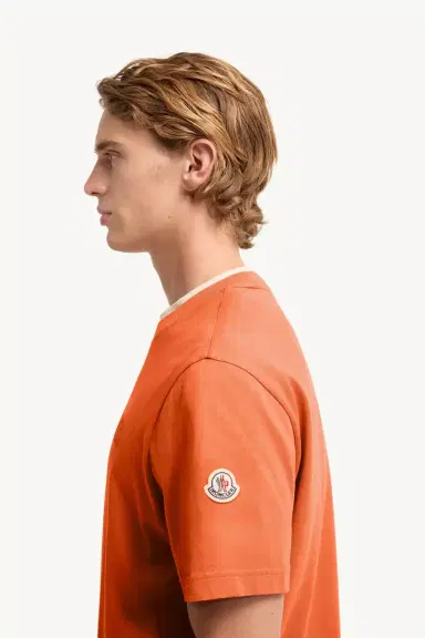 Moncler Logo Cotton Jersey T-shirt | Thumbnail 4 Moncler Logo Cotton Jersey T-shirt | Thumbnail 4
