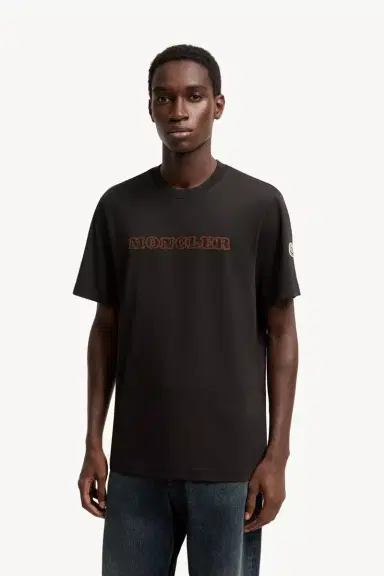 Moncler Logo Cotton Jersey T-shirt | Thumbnail 5 Moncler Logo Cotton Jersey T-shirt | Thumbnail 5