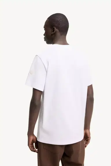 Moncler Logo Cotton T-shirt | Thumbnail 5 Moncler Logo Cotton T-shirt | Thumbnail 5