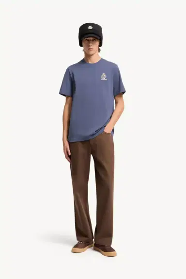 Moncler Logo Cotton T-shirt | Thumbnail 3 Moncler Logo Cotton T-shirt | Thumbnail 3