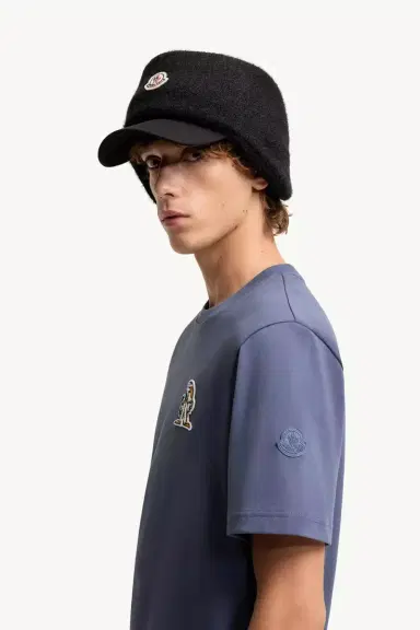 Moncler Logo Cotton T-shirt | Thumbnail 4 Moncler Logo Cotton T-shirt | Thumbnail 4