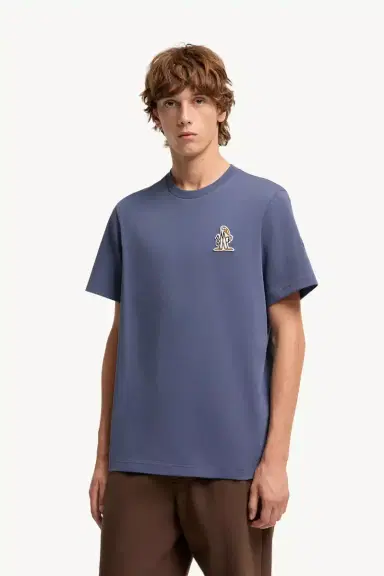 Moncler Logo Cotton T-shirt | Thumbnail 5 Moncler Logo Cotton T-shirt | Thumbnail 5