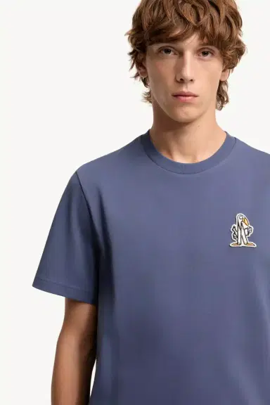 Moncler Logo Cotton T-shirt | Thumbnail 7 Moncler Logo Cotton T-shirt | Thumbnail 7