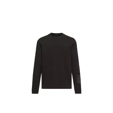 Moncler Cotton Jersey Long Sleeve T-shirt | Thumbnail 1 Moncler Cotton Jersey Long Sleeve T-shirt | Thumbnail 1