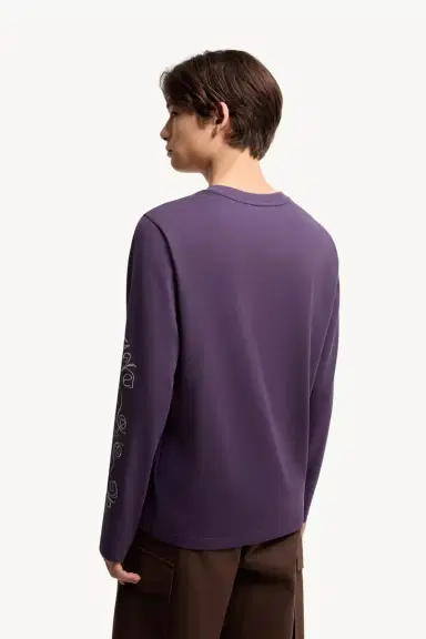 Moncler Logo Motif Cotton Long Sleeve T-shirt | Thumbnail 6 Moncler Logo Motif Cotton Long Sleeve T-shirt | Thumbnail 6