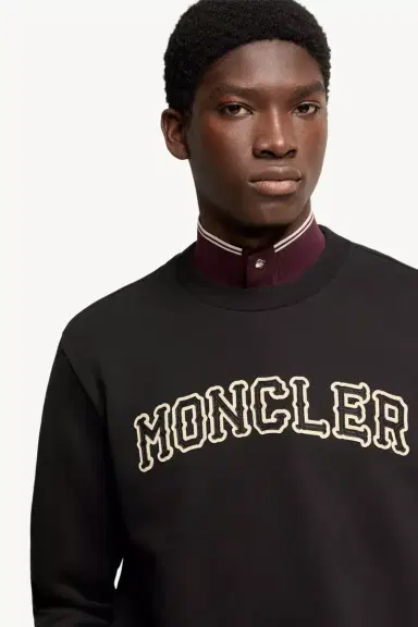 Moncler Logo Cotton Sweatshirt | Thumbnail 7 Moncler Logo Cotton Sweatshirt | Thumbnail 7