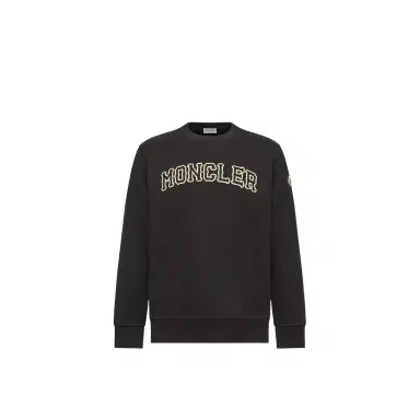 Moncler Logo Cotton Sweatshirt | Thumbnail 1 Moncler Logo Cotton Sweatshirt | Thumbnail 1