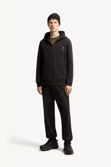 Moncler Cotton Blend Zip-up Hoodie | Thumbnail 3 Moncler Cotton Blend Zip-up Hoodie | Thumbnail 3