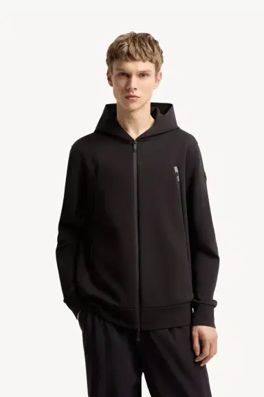 Moncler Cotton Blend Zip-up Hoodie | Thumbnail 5 Moncler Cotton Blend Zip-up Hoodie | Thumbnail 5