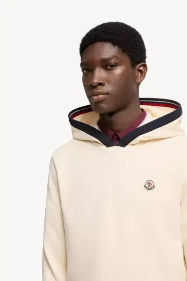 Moncler Brushed Cotton Logo Hoodie | Thumbnail 7 Moncler Brushed Cotton Logo Hoodie | Thumbnail 7
