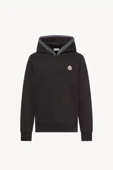 Moncler Brushed Cotton Logo Hoodie | Thumbnail 2 Moncler Brushed Cotton Logo Hoodie | Thumbnail 2