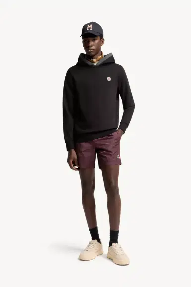 Moncler Brushed Cotton Logo Hoodie | Thumbnail 3 Moncler Brushed Cotton Logo Hoodie | Thumbnail 3