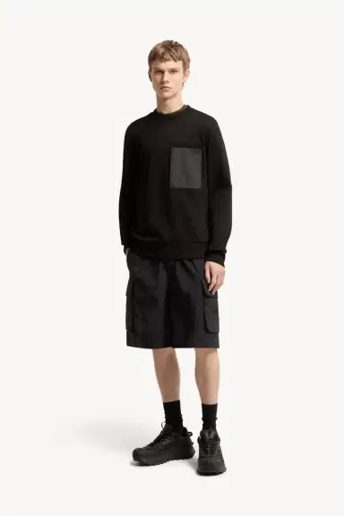 Moncler Cotton Logo Sweatshirt | Thumbnail 3 Moncler Cotton Logo Sweatshirt | Thumbnail 3