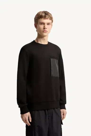 Moncler Cotton Logo Sweatshirt | Thumbnail 5 Moncler Cotton Logo Sweatshirt | Thumbnail 5
