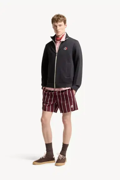 Moncler Tricolor Logo Zip-up Sweatshirt | Thumbnail 3 Moncler Tricolor Logo Zip-up Sweatshirt | Thumbnail 3