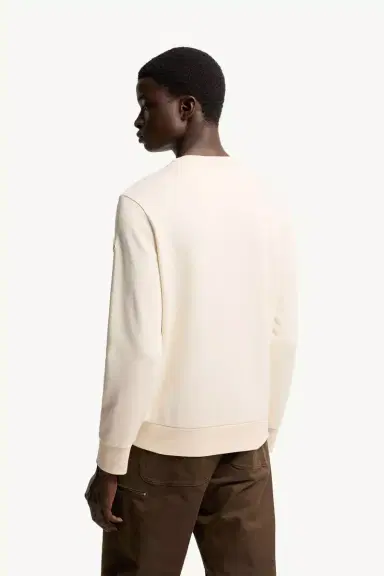 Moncler Logo Cotton Blend Sweatshirt | Thumbnail 6 Moncler Logo Cotton Blend Sweatshirt | Thumbnail 6