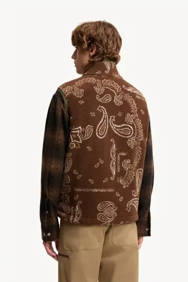 Moncler Reversible Paisley Print Padded Teddy Vest | Thumbnail 6 Moncler Reversible Paisley Print Padded Teddy Vest | Thumbnail 6