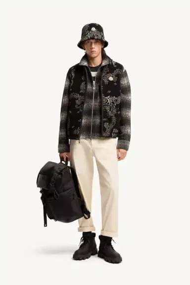 Moncler Reversible Paisley Print Padded Teddy Vest | Thumbnail 3 Moncler Reversible Paisley Print Padded Teddy Vest | Thumbnail 3