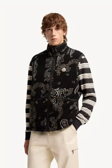 Moncler Reversible Paisley Print Padded Teddy Vest | Thumbnail 5 Moncler Reversible Paisley Print Padded Teddy Vest | Thumbnail 5