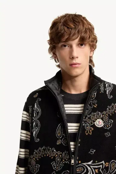 Moncler Reversible Paisley Print Padded Teddy Vest | Thumbnail 8 Moncler Reversible Paisley Print Padded Teddy Vest | Thumbnail 8