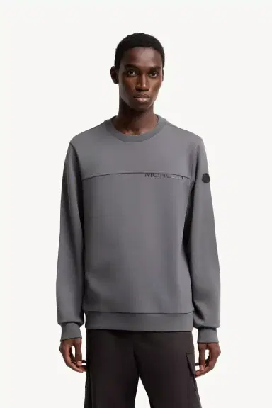 Moncler Logo Cotton Sweatshirt | Thumbnail 5 Moncler Logo Cotton Sweatshirt | Thumbnail 5