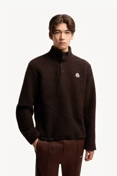 Moncler Logo Knit Sweatshirt | Thumbnail 5 Moncler Logo Knit Sweatshirt | Thumbnail 5