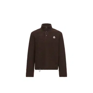 Moncler Logo Knit Sweatshirt | Thumbnail 1 Moncler Logo Knit Sweatshirt | Thumbnail 1