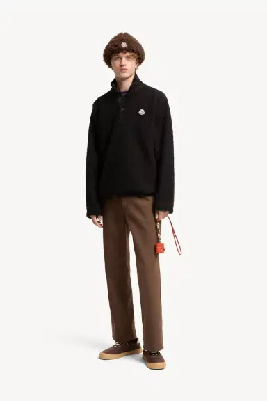 Moncler Logo Knit Sweatshirt | Thumbnail 3 Moncler Logo Knit Sweatshirt | Thumbnail 3
