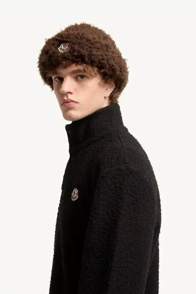 Moncler Logo Knit Sweatshirt | Thumbnail 4 Moncler Logo Knit Sweatshirt | Thumbnail 4