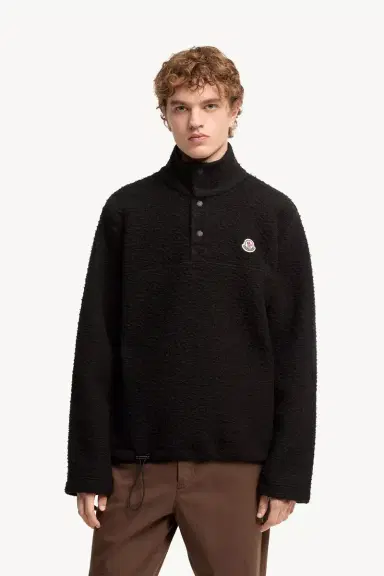Moncler Logo Knit Sweatshirt | Thumbnail 5 Moncler Logo Knit Sweatshirt | Thumbnail 5