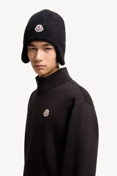Moncler Logo Cotton Zip-up Sweatshirt | Thumbnail 4 Moncler Logo Cotton Zip-up Sweatshirt | Thumbnail 4