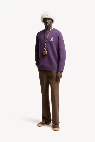Moncler Monduck Cotton Sweatshirt | Thumbnail 3 Moncler Monduck Cotton Sweatshirt | Thumbnail 3