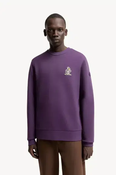 Moncler Monduck Cotton Sweatshirt | Thumbnail 5 Moncler Monduck Cotton Sweatshirt | Thumbnail 5