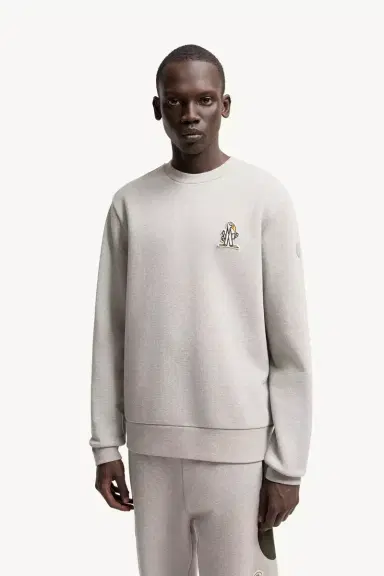Moncler Monduck Cotton Sweatshirt | Thumbnail 5 Moncler Monduck Cotton Sweatshirt | Thumbnail 5
