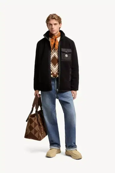 Moncler Teddy Zip-up Sweatshirt | Thumbnail 3 Moncler Teddy Zip-up Sweatshirt | Thumbnail 3