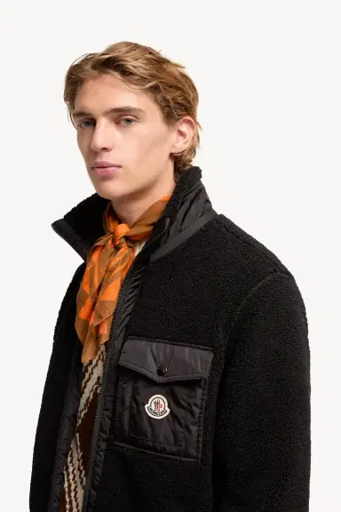 Moncler Teddy Zip-up Sweatshirt | Thumbnail 4 Moncler Teddy Zip-up Sweatshirt | Thumbnail 4