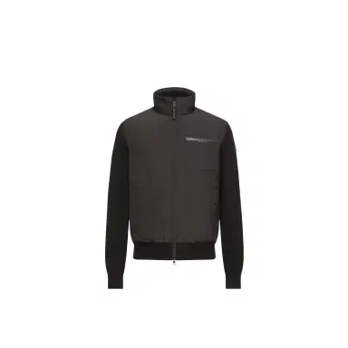 Moncler Wool & Cashmere Padded Zip-up Cardigan | Thumbnail 1 Moncler Wool & Cashmere Padded Zip-up Cardigan | Thumbnail 1