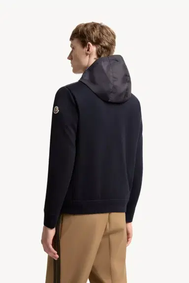 Moncler Cotton Blend Zip-up Hoodie | Thumbnail 6 Moncler Cotton Blend Zip-up Hoodie | Thumbnail 6