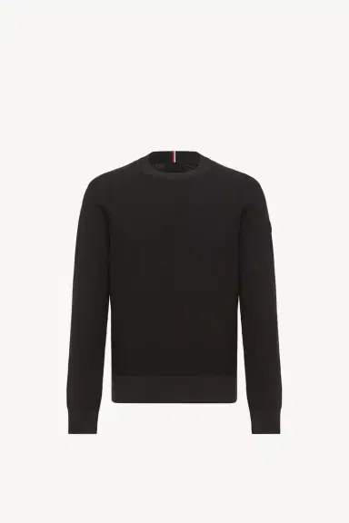 Moncler Cotton Knit Sweater | Thumbnail 2 Moncler Cotton Knit Sweater | Thumbnail 2