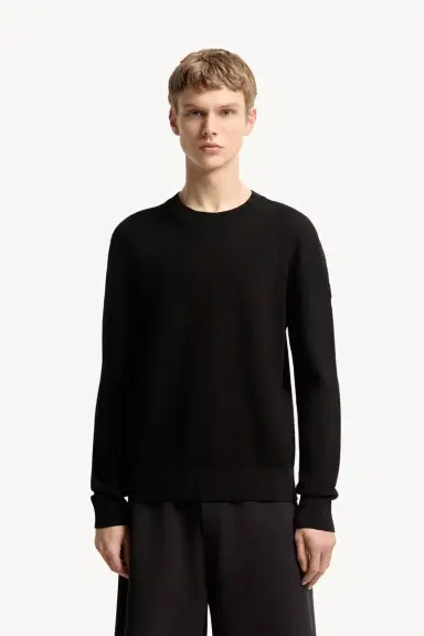 Moncler Cotton Knit Sweater | Thumbnail 5 Moncler Cotton Knit Sweater | Thumbnail 5