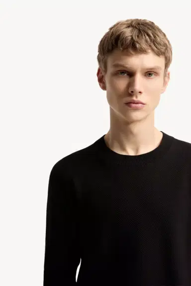 Moncler Cotton Knit Sweater | Thumbnail 7 Moncler Cotton Knit Sweater | Thumbnail 7