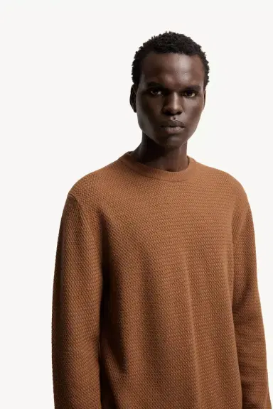 Moncler Textured Cashmere & Wool Sweater | Thumbnail 7 Moncler Textured Cashmere & Wool Sweater | Thumbnail 7