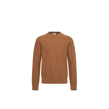 Moncler Textured Cashmere & Wool Sweater | Thumbnail 1 Moncler Textured Cashmere & Wool Sweater | Thumbnail 1