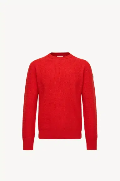 Moncler Textured Cashmere & Wool Sweater | Thumbnail 2 Moncler Textured Cashmere & Wool Sweater | Thumbnail 2